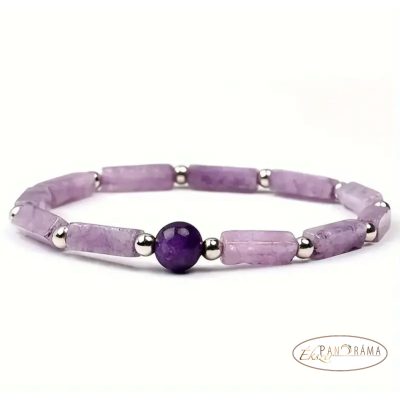 Ásványkő karkötő - Ametist