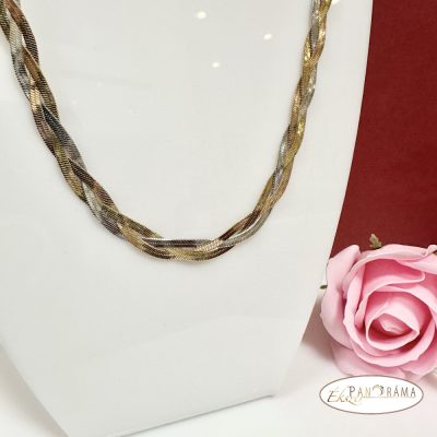 Multicolor acél alapú Gold Filled nyaklánc - Jetroah