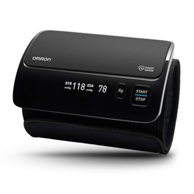 OMRON EVOLV Intellisense felkaros, „okos- vérnyomásmérő” Bluetooth adatátvitellel, OMRON connect okostelefon alkalmazással