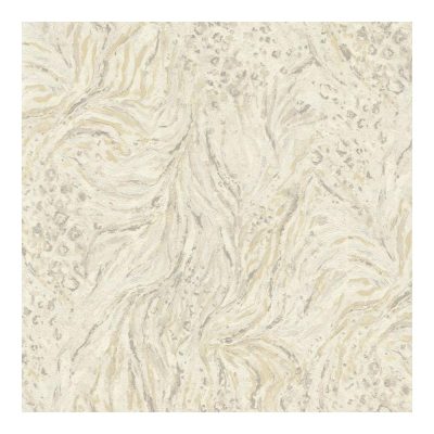 Bézs alapon arany és barna mintás tapéta