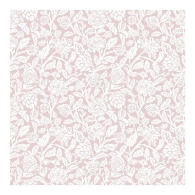 Fiori Country 8 - fehér nagy virágos tapéta 12348