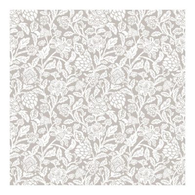 Fiori Country 8 -nagy fehér színű virág mintás tapéta 12349