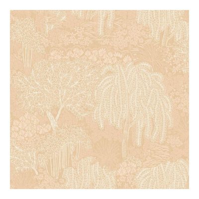 Allure - Krém színű kert mintás tapéta AL26261