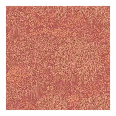 Allure - Bordó színű kert mintás tapéta AL26263