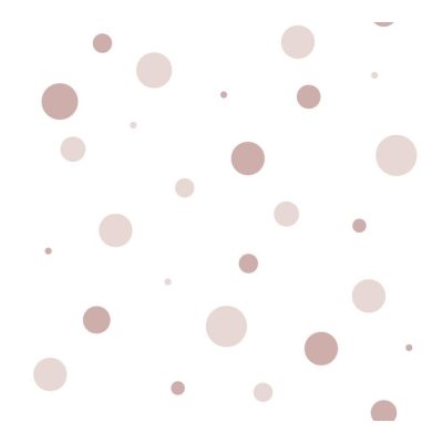 Happy - Rózsaszín színű pöttyös tapéta 14824