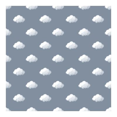 Happy - Felhős kék színű tapéta 14833