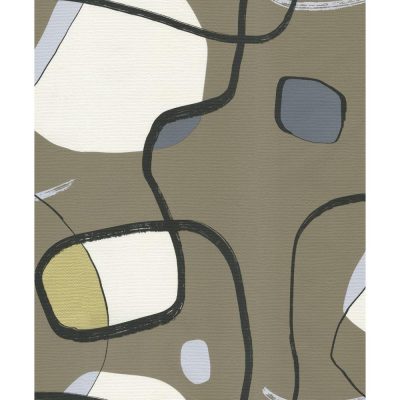 Interior - absztrakt kék,fehér színű tapéta 73205