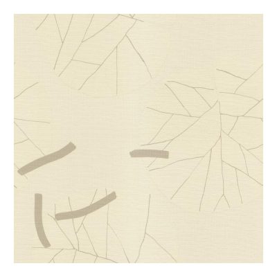 Interior - Bézs alapon bézs óriás leveles tapéta 73215