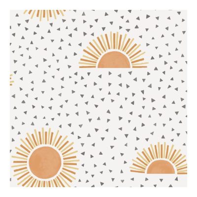 Dream - Napsugár fehér-narancssárga tapéta 13320