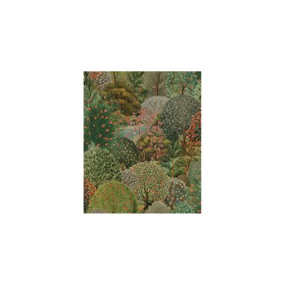 Arboretum - Zöld erdős tapéta 91752