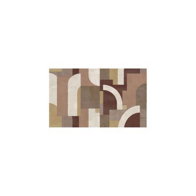 Terra (Parato) - Geometriai barna tapéta 43828