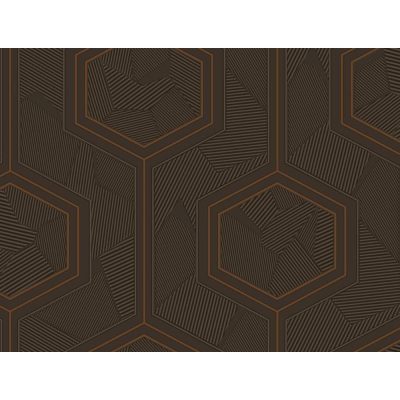 Lamborghini 3 - Barna geometriai mintás olasz tapéta Z12847