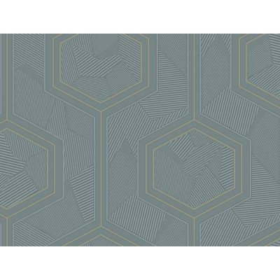 Lamborghini 3 - Kék geometriai mintás olasz tapéta Z12853