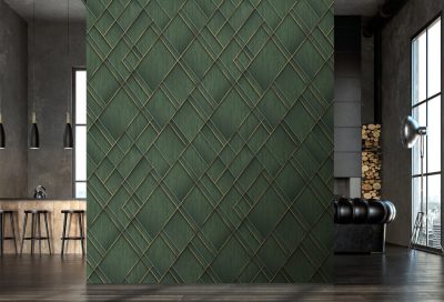 Feature Walls - Titanium zöld tapéta 2,12x2,8m 
