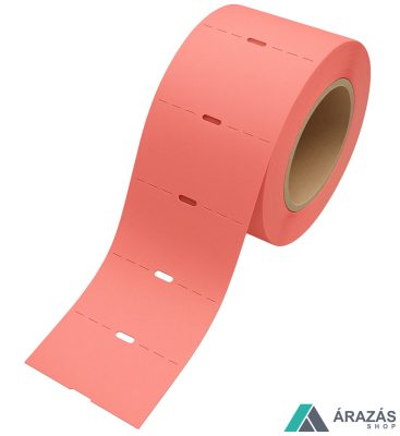 Polccímke 80x40 mm THERMO - piros (1.000db/tek)