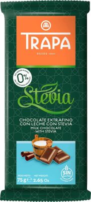Trapa Stevia NSA Tejcsokoládé 75g