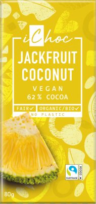Ichoc BIO Csokoládé Jack Fruit és Kókusz 80g