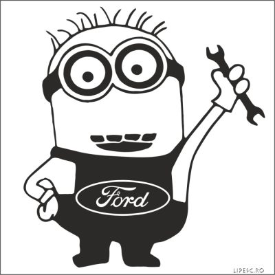 Ford matrica Minion szerelő