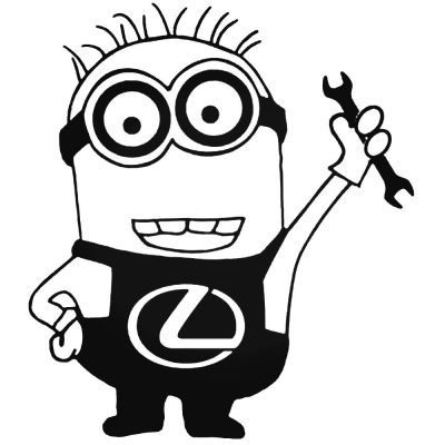 Lexus Minion szerelő matrica