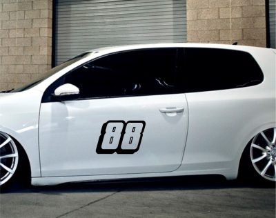 88-as versenyszám tuning (1db) matrica 