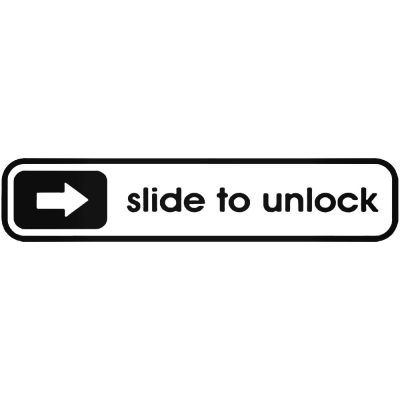 Slide to Unlock matrica