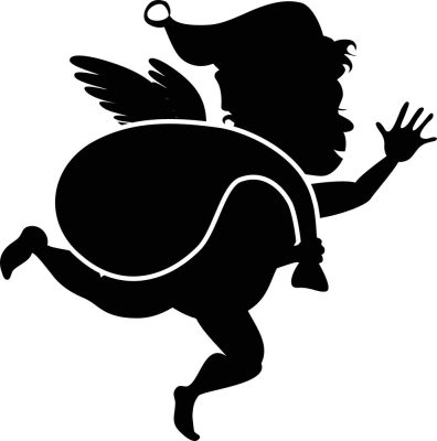 Karácsonyi kismanó Matrica