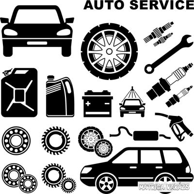 Autószerelő szett - Szélvédő matrica (30 cm)