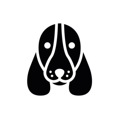 Basset hound 1 matrica 