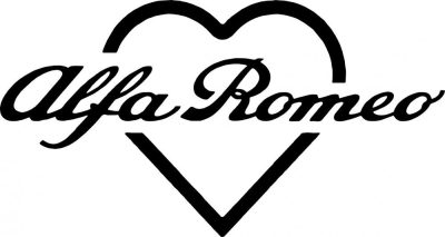 Alfa Romeo matrica szív