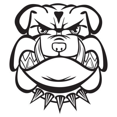 Bulldog matrica 17