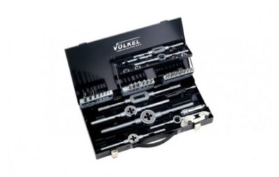 VÖLKEL Kézi menetfúró-metsző klt M3-M12 HSS + magfúró