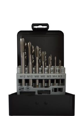 ABRABORO Gépi menetfúró klt. M3-M12 HSS + magfúró