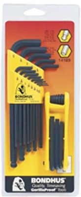 BONDHUS Imbuszkulcs készlet 0,050-3/8" / 5/64-1/4" BONUS