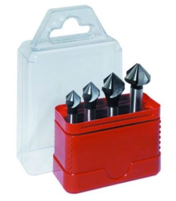 Kúpsüllyesztő klt. 4 részes 6,3 - 12 mm HSS BUCOVICE TOOLS