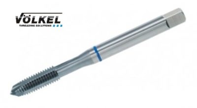 VÖLKEL Gépi menetfúró M10 HSS-E DIN371 B kék gyűrűs