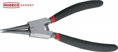 Seeger-gyűrű fogó, külső, egyenes MODECO