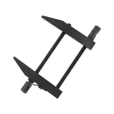 Acélpofás párhuzamszorító dupla orsóval, pofa: 100 mm PTK