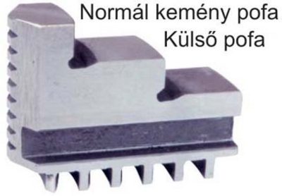 Normál kemény pofa készlet, 100 mm-es 4 pofás tokmányhoz TOS