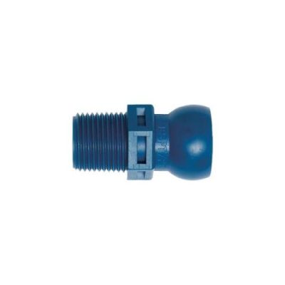 Külső menetes (BSPT 3/8") csatlakozó, 1/2" LOC-LINE