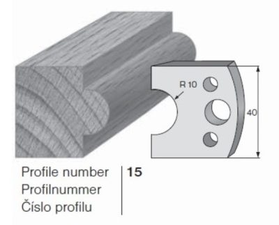 PILANA Profilkés és Fogásvastagsághatároló 15