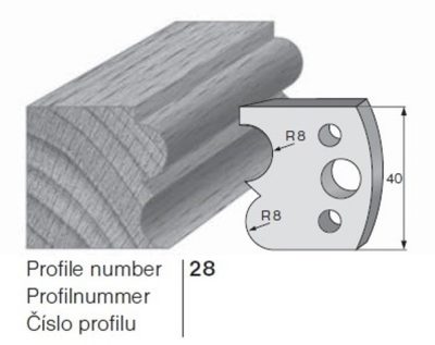 PILANA Profilkés és Fogásvastagsághatároló 28