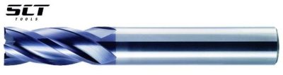 SCT Keményfém ujjmaró, 4 élű, 4,0 mm 35-38°. TiAIN, hengeres