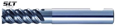 SCT Keményfém ujjmaró, 4 élű, 10,0 mm 55°, AICr, 60 HRC, Weldon