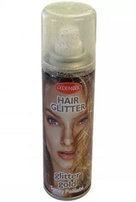 Hair Power arany csillám spray, 125 ml