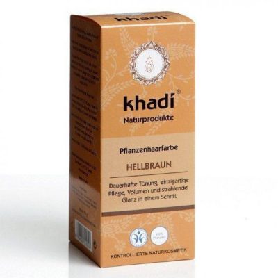 Khadi hajfesték por világosbarna, 100 g