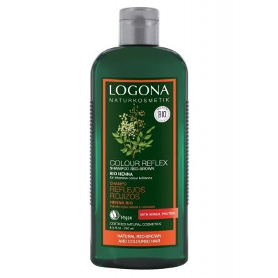 Logona színvédő sampon vörös és barna hajra, 250 ml