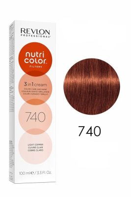Revlon Nutri Color Creme színező hajpakolás 740 Világos rezes, 100 ml