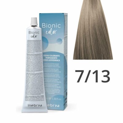 Inebrya Bionic Color ammóniamentes és PPD-mentes hajfesték 7.13