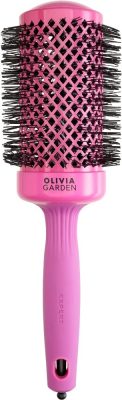 Olivia Garden Expert Shine Pink körkefe 55