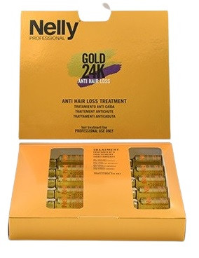 Nelly 24K hajhullás elleni ampullák, 10x10 ml